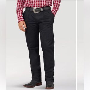 Take 50% OFF- Wrangler Timber Creek Classic Black Dress Pants, Size-44X32